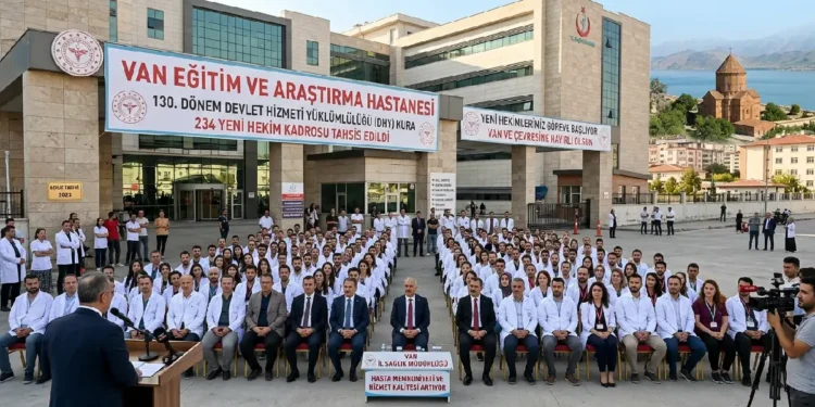 Van’a 234 yeni hekim tahsis edildi.